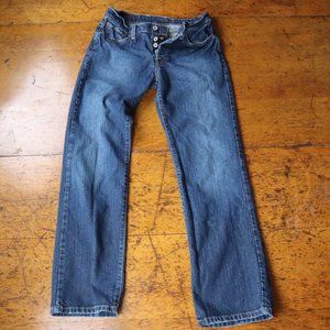 Lucky Button Fly Jeans Easy Rider Short Length 26